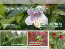 Tablet Screenshot of pepiniere-bagatelle.fr